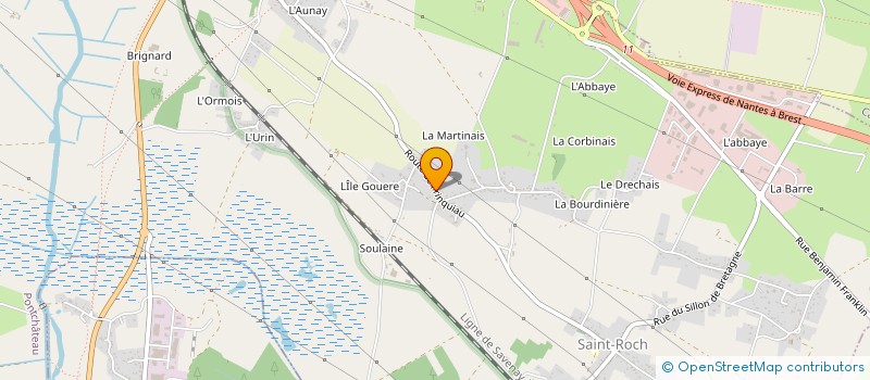 localisation de l'entreprise GUISNEUF  PONTCHATEAU