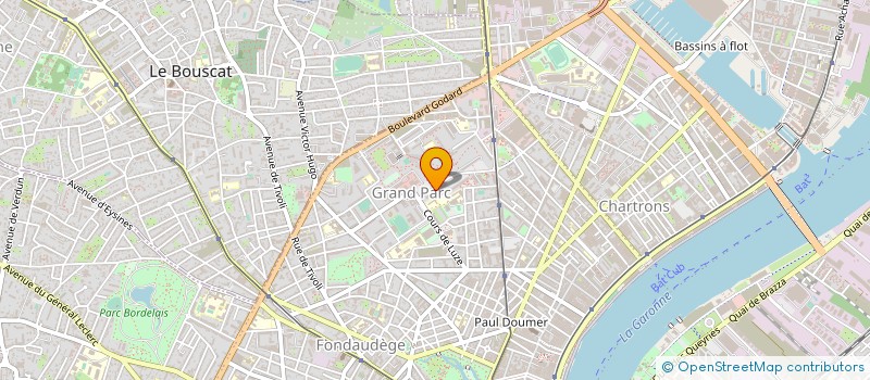 localisation de l'entreprise GUISO à BORDEAUX