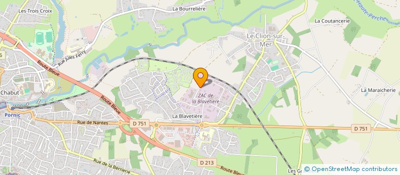 localisation de l'entreprise GUISSEAU à PORNIC