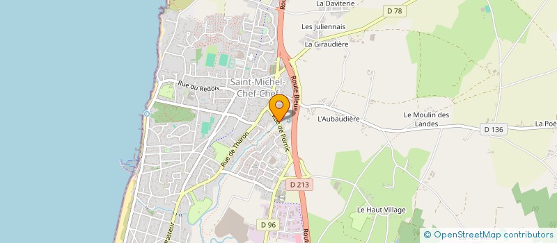 localisation de l'entreprise GUISSEAU VALERY à SAINT-MICHEL-CHEF-CHEF