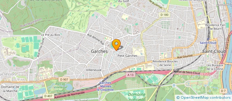 localisation de l'entreprise GUISTARD à GARCHES