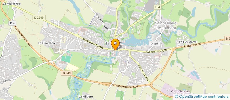 localisation de l'entreprise GUISTO  TALMONT-SAINT-HILAIRE