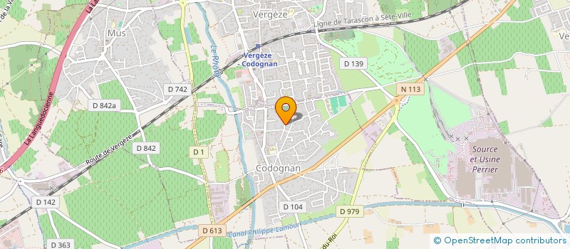 localisation de l'entreprise GUITALINE  CODOGNAN