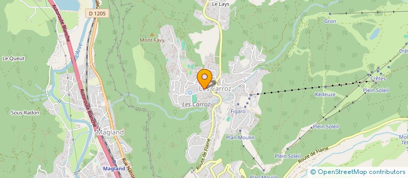 localisation de l'entreprise GUITAM  ARACHES-LA-FRASSE