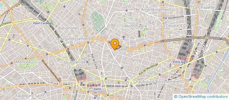 localisation de l'entreprise GUITAR GARAGE à PARIS