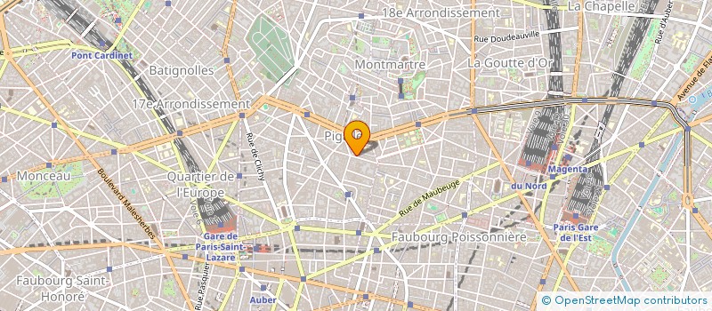 localisation de l'entreprise GUITAR STREET à PARIS