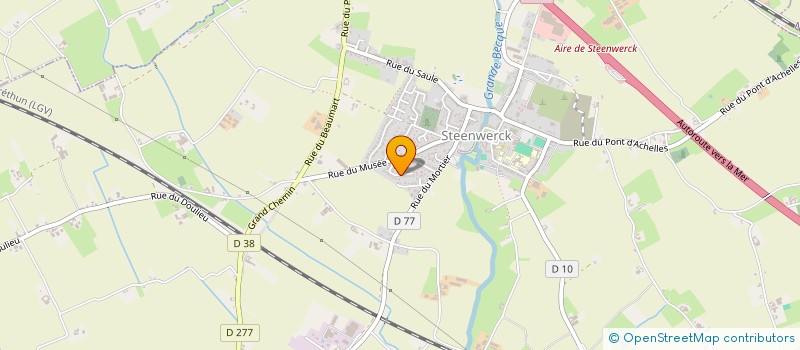 localisation de l'entreprise GUITAR'TISTS  STEENWERCK