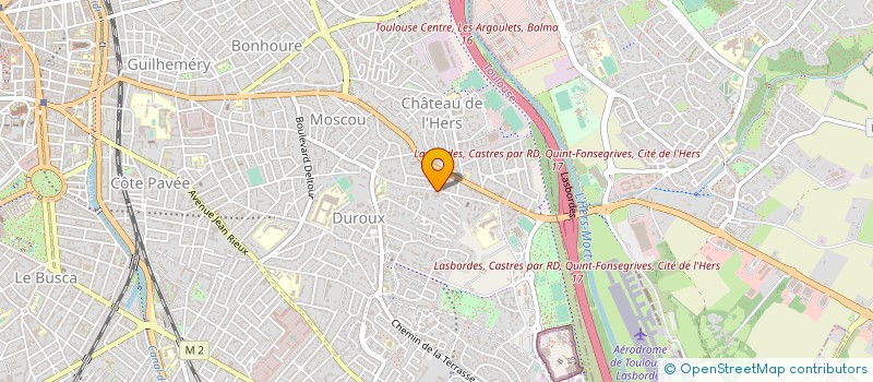 localisation de l'entreprise GUITAR WORKSHOP à TOULOUSE