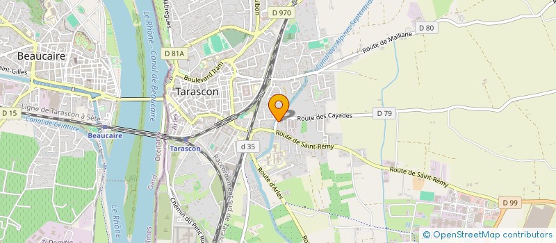 localisation de l'entreprise GUITARASC  TARASCON