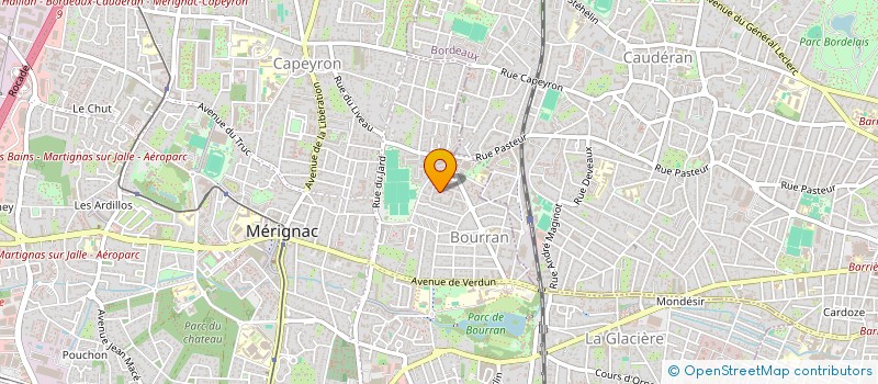 localisation de l'entreprise GUITARCHITECTURAL SCHOOL  MERIGNAC