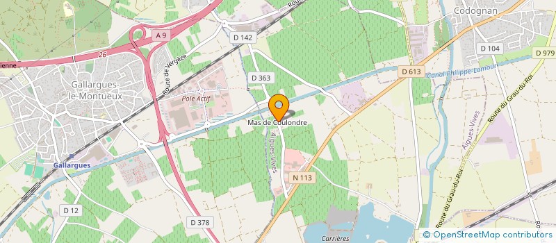 localisation de l'entreprise GUITARD ENERGIE NOUVELLE à AIGUES-VIVES