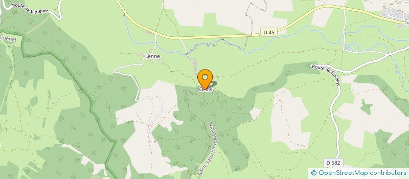 localisation de l'entreprise GUITARD ENERGIES  SAINT-SATURNIN-DE-LENNE