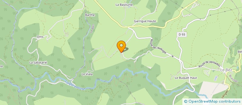 localisation de l'entreprise GUITARE AND SONG  LE BEZ