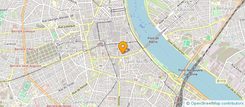 localisation de l'entreprise GUITARE ET CREATION à BORDEAUX