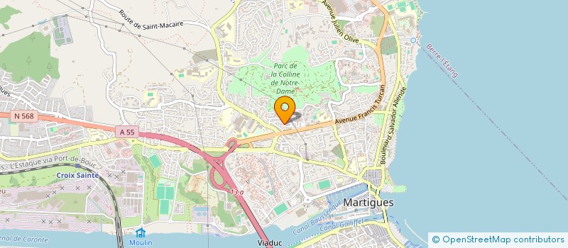 localisation de l'entreprise GUITARE ET PROVENCE à MARTIGUES