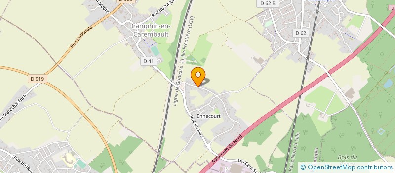 localisation de l'entreprise GUITAREMBAULT  CAMPHIN-EN-CAREMBAULT