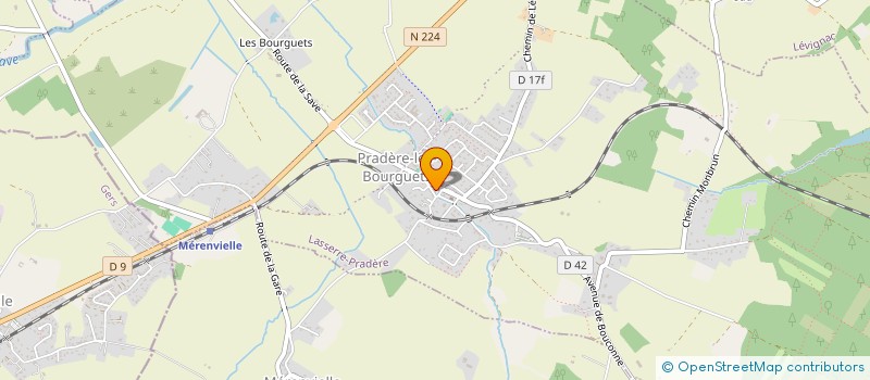 localisation de l'entreprise GUITARENSAVE  MONTAIGUT-SUR-SAVE