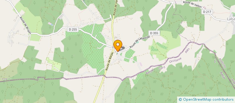 localisation de l'entreprise GUITARES EN CHANSONS  LAGORCE