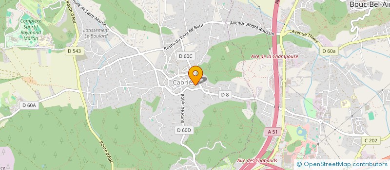 localisation de l'entreprise GUITARES EN PROVENCE  CABRIES