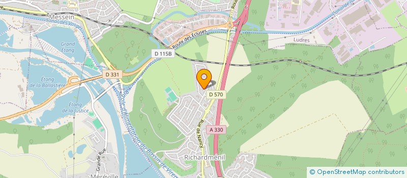 localisation de l'entreprise GUITARESONG  RICHARDMENIL