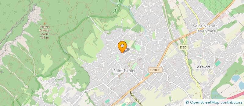 localisation de l'entreprise GUITART TRAVAUX FORESTIERS  SAINT-ISMIER