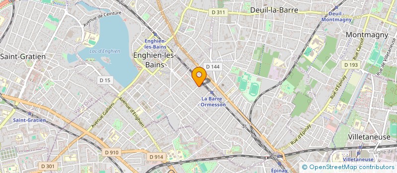localisation de l'entreprise GUITHIMAR à ENGHIEN-LES-BAINS