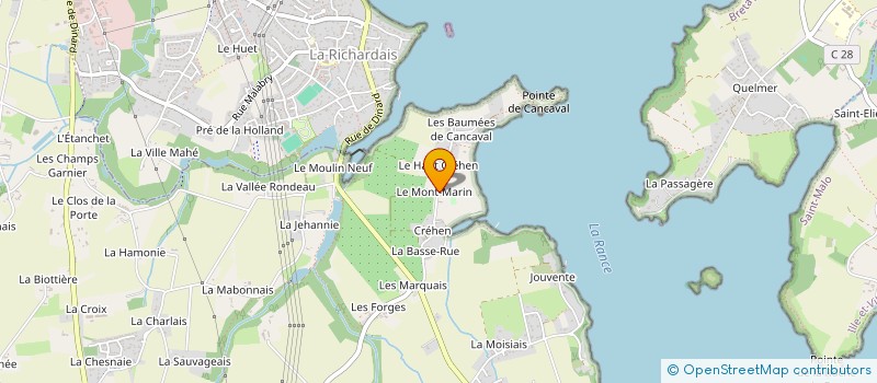 localisation de l'entreprise GUITHISER  PLEURTUIT