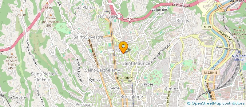 localisation de l'entreprise GUITOINE à NICE