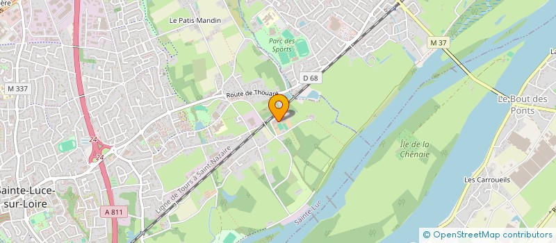 localisation de l'entreprise GUITOLAU  SAINTE-LUCE-SUR-LOIRE