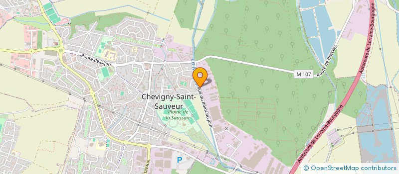 localisation de l'entreprise GUITON & CIE à CHEVIGNY-SAINT-SAUVEUR