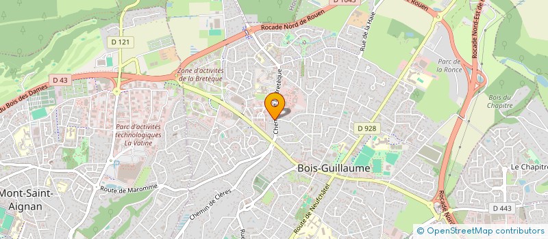 localisation de l'entreprise GUITRANCOURT INVEST  BOIS-GUILLAUME