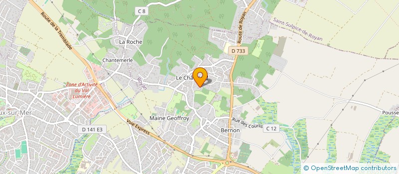 localisation de l'entreprise GUITTENIT PERE ET FILS SARL à ROYAN