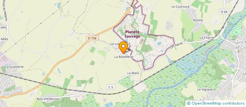 localisation de l'entreprise GUITTENY AGRI SERVICES à SAINT-HILAIRE-DE-CHALEONS