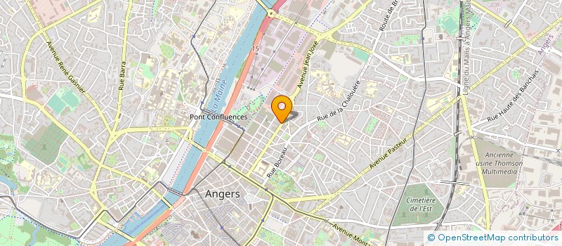 localisation de l'entreprise GUITTENY TOURISME AUTO à ANGERS