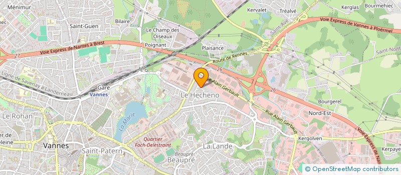 localisation de l'entreprise GUITTER A.M.D à VANNES