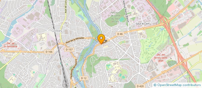 localisation de l'entreprise GUITTIER à EPINAL