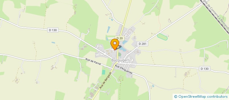 localisation de l'entreprise GUITTOIS J.S  MESLAY-DU-MAINE