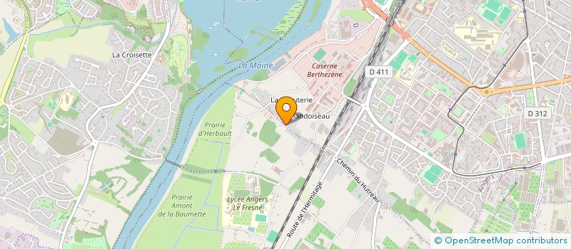 localisation de l'entreprise GUITTON à ANGERS