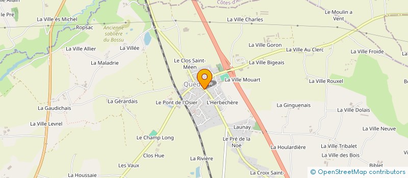 localisation de l'entreprise GUITTON ANDRE CHEVRIER THERESE  QUEDILLAC