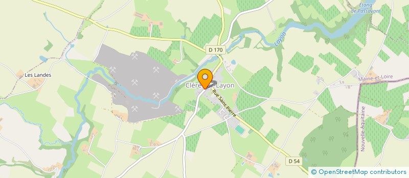localisation de l'entreprise GUITTON DAVID à PASSAVANT-SUR-LAYON