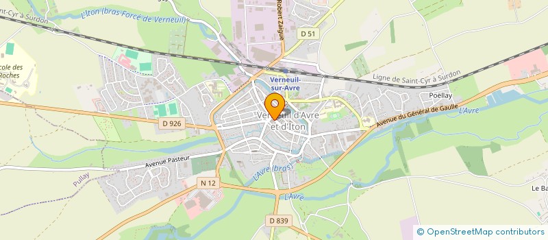 localisation de l'entreprise GUITTON INVESTISSEMENTS à VERNEUIL D'AVRE ET D'ITON
