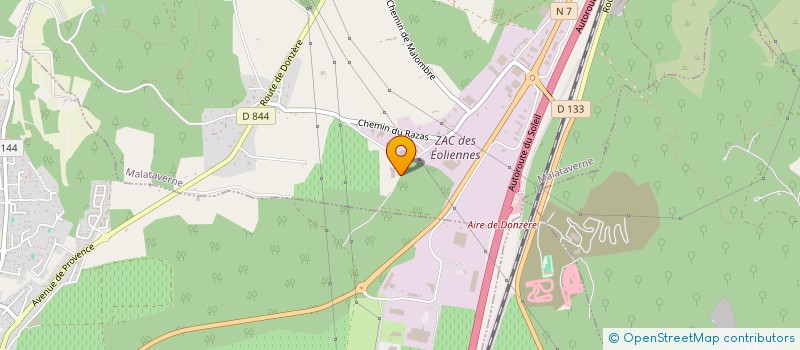 localisation de l'entreprise GUITTON MARBRERIE PREFA BETON  MALATAVERNE