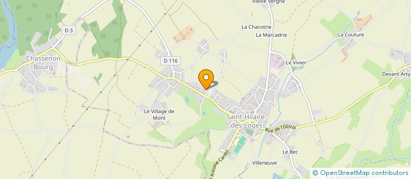 localisation de l'entreprise GUITTON SEBASTIEN  SAINT-HILAIRE-DES-LOGES