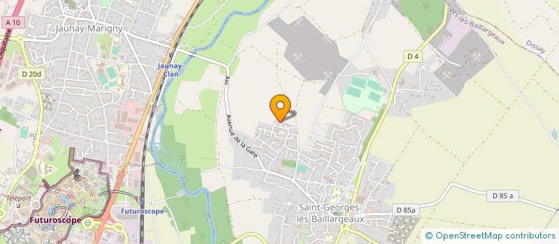 localisation de l'entreprise GUITTONO à SAINT-GEORGES-LES-BAILLARGEAUX