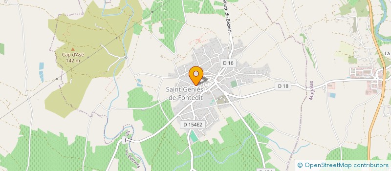 localisation de l'entreprise GUIVAL PROMOTION  SAINT-GENIES-DE-FONTEDIT