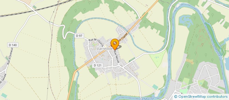 localisation de l'entreprise GUIVALINE  VARREDDES