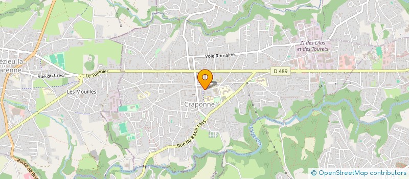 localisation de l'entreprise GUIVARC'H  CRAPONNE