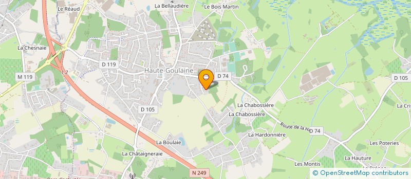 localisation de l'entreprise GUIVARCH & GUIVARCH à HAUTE-GOULAINE