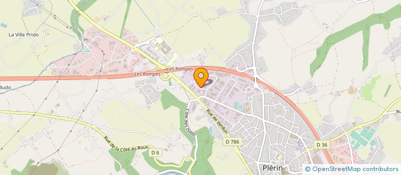 localisation de l'entreprise GUIVARCH L'IMPRIMERIE à PLERIN