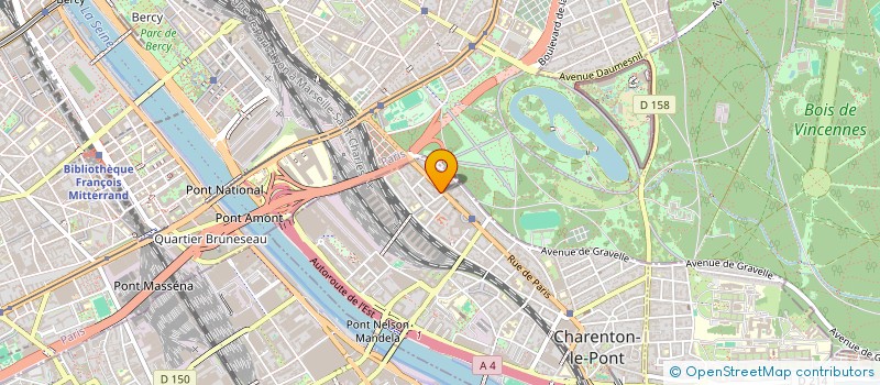 localisation de l'entreprise GUIVER  CHARENTON-LE-PONT